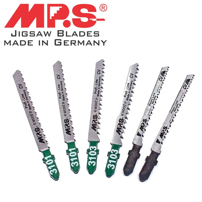 MPS JIGSAW BLADE BOX SET 6PIECE 2X3101 2X3103 2X3101-KR MPS3100-1