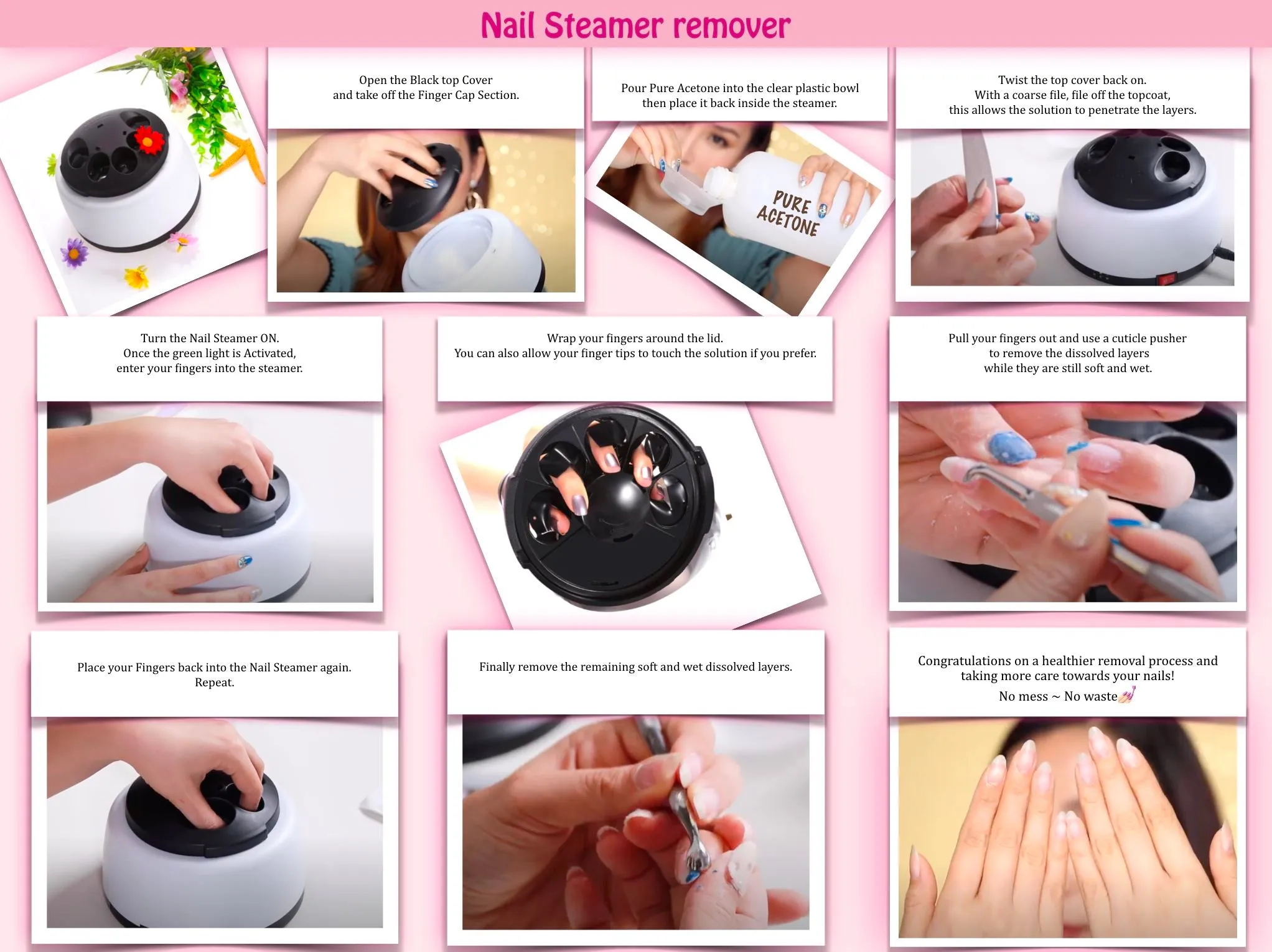 Nail Steamer Remover