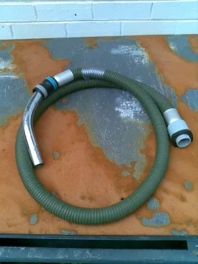 Nilfisk and Tellus Bare Green Rubber Reinforced Tapered Vacuum Hose 38-32mm