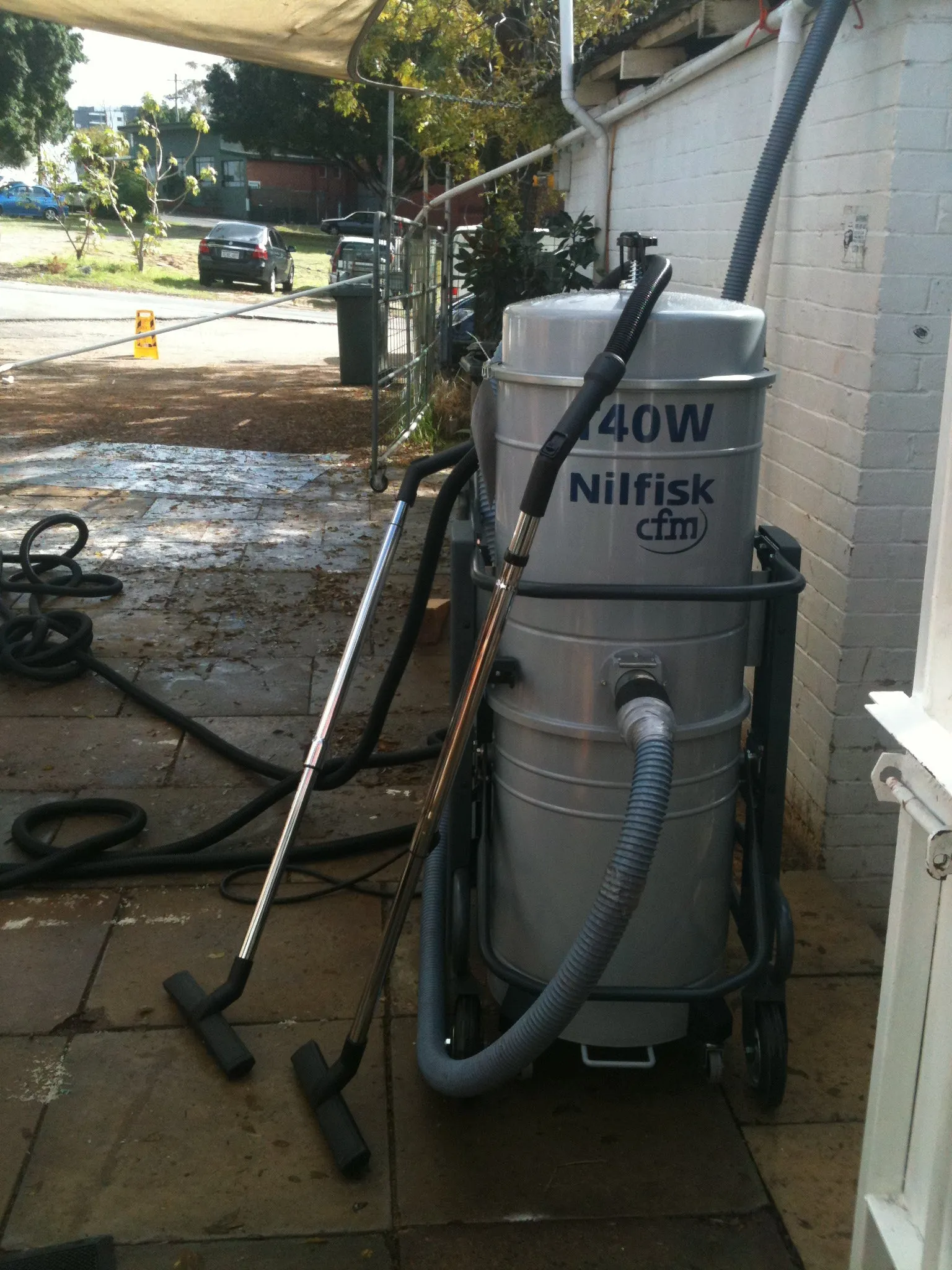 NilfiskCFM T40W PLUS L100 LC Z21 EXA ANZ Configured 4kW 3 Phase Industrial Vacuum Cleaner