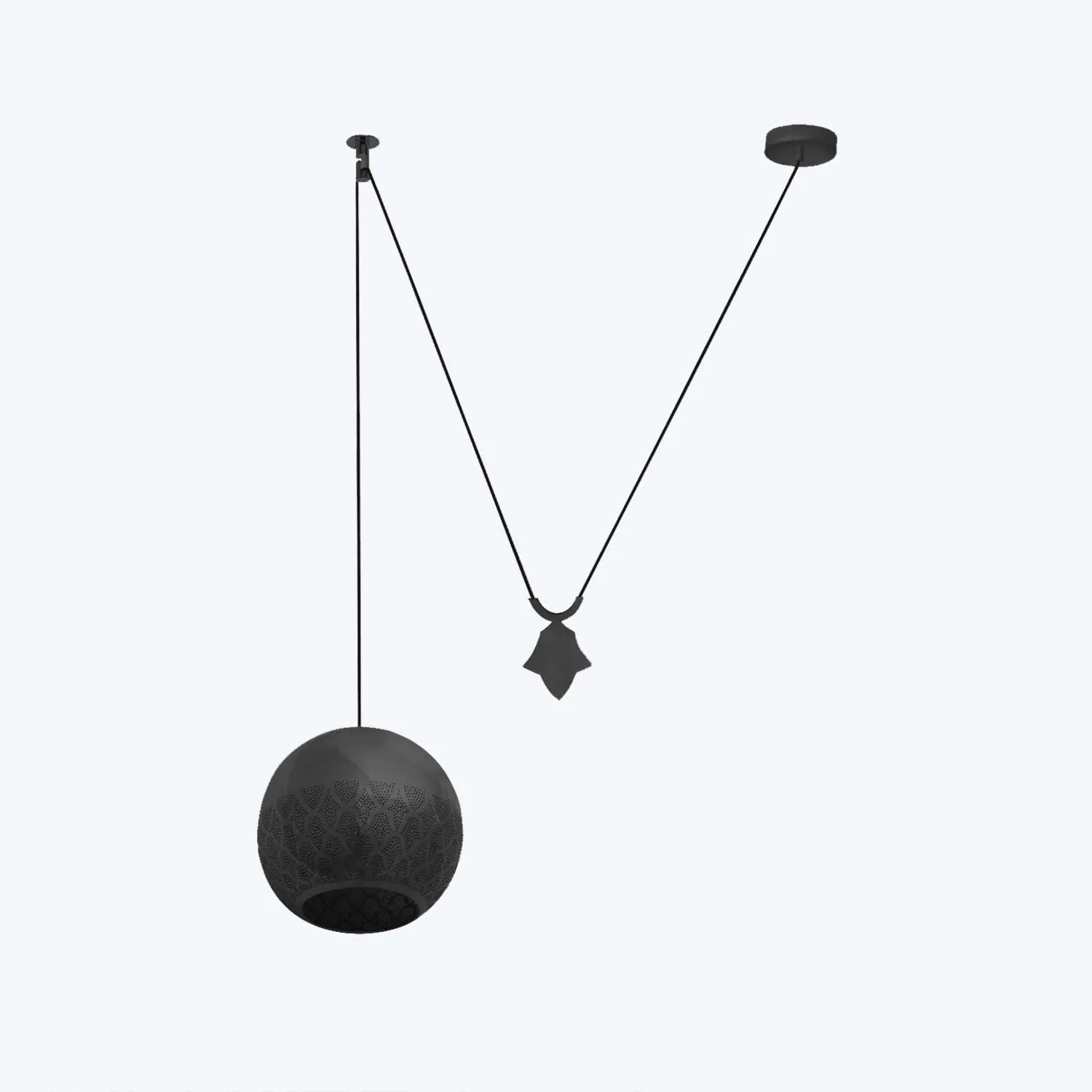 Nur Counter-Balance Pendant Light