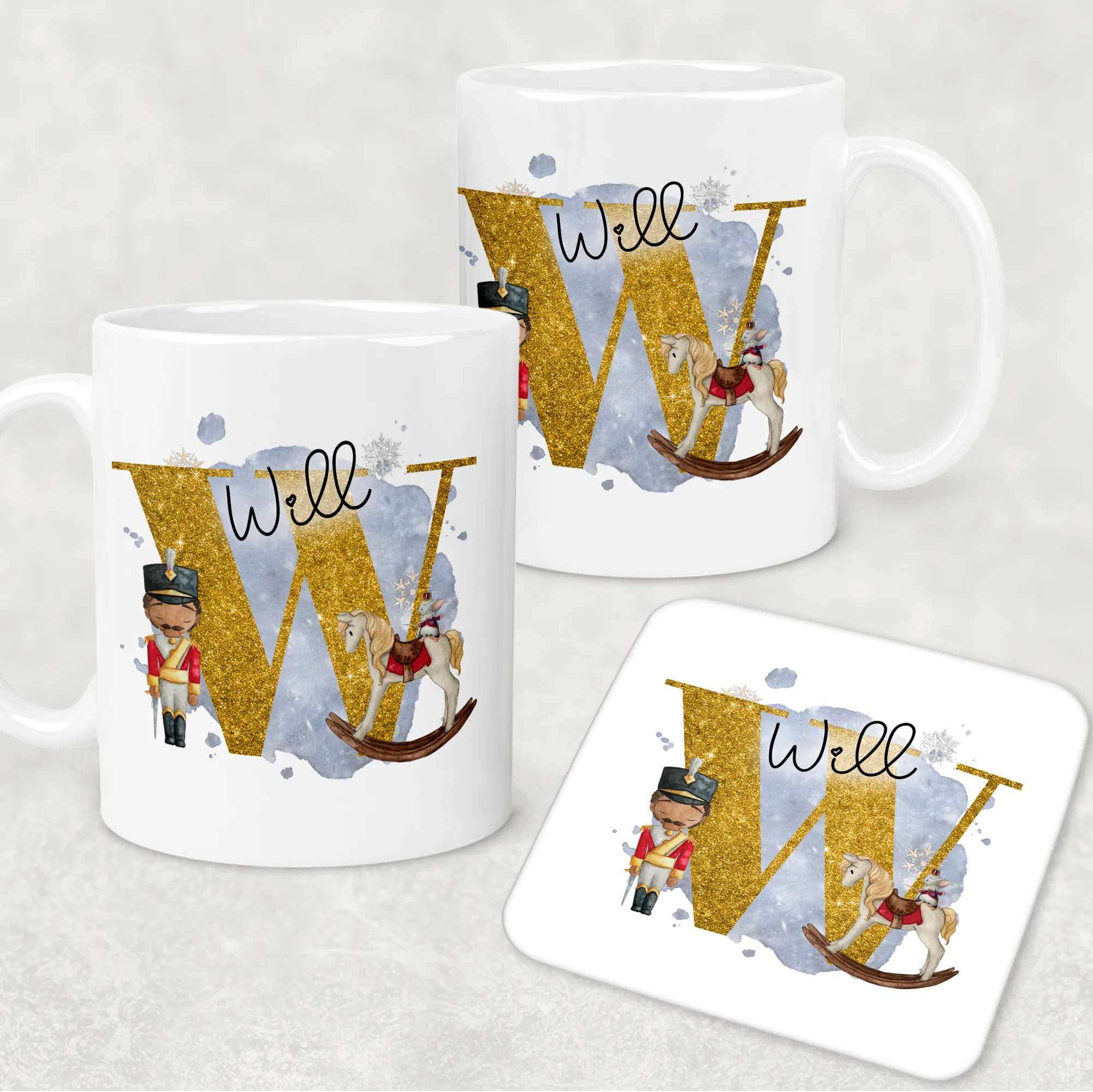 Nutcracker Personalised Christmas Eve Mug