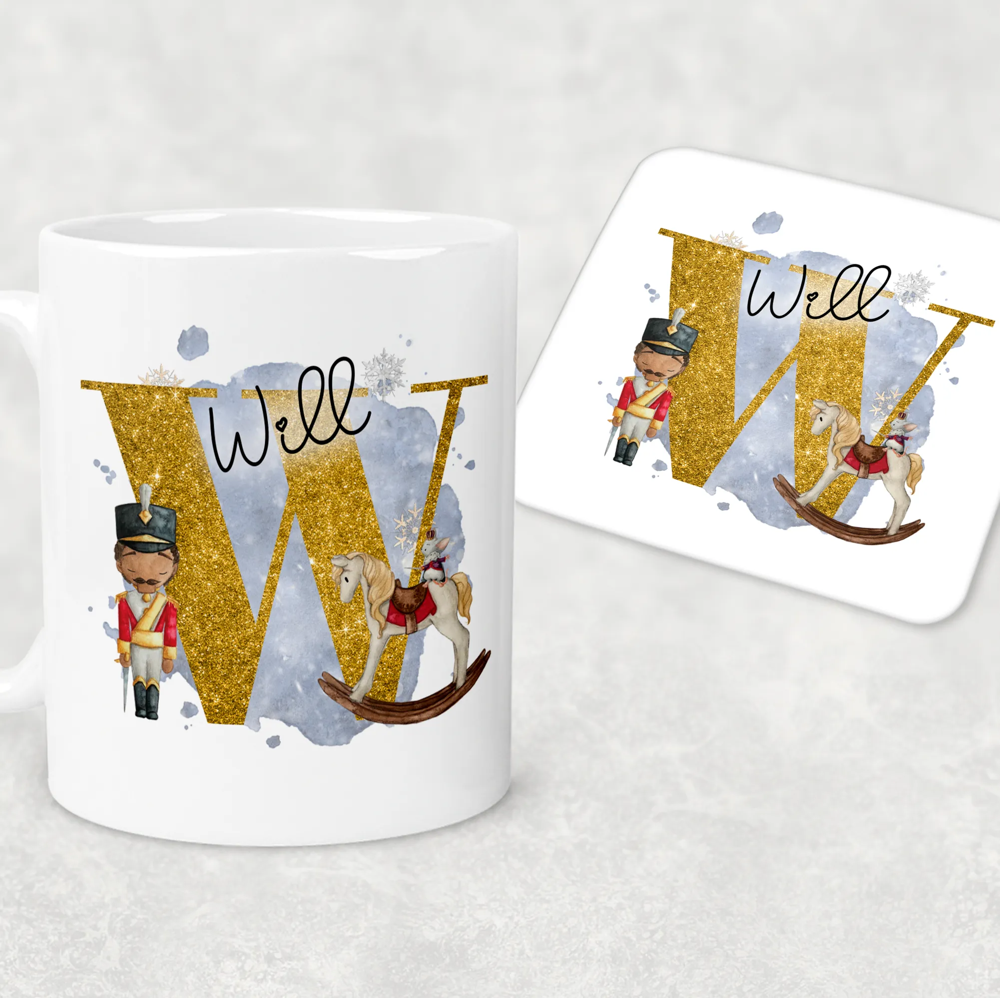 Nutcracker Personalised Christmas Eve Mug