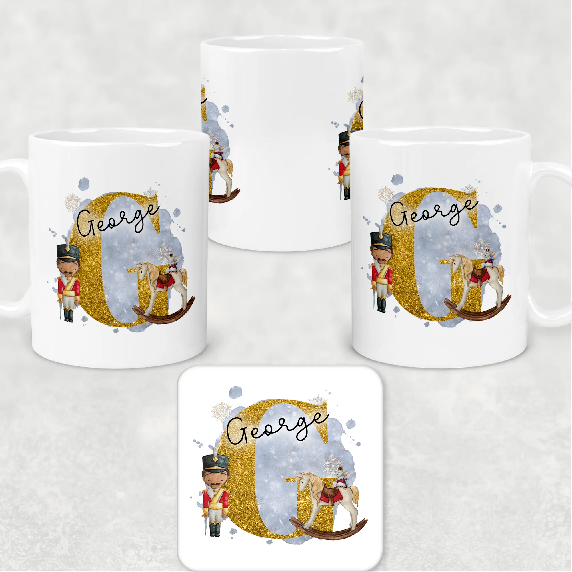 Nutcracker Personalised Christmas Eve Mug