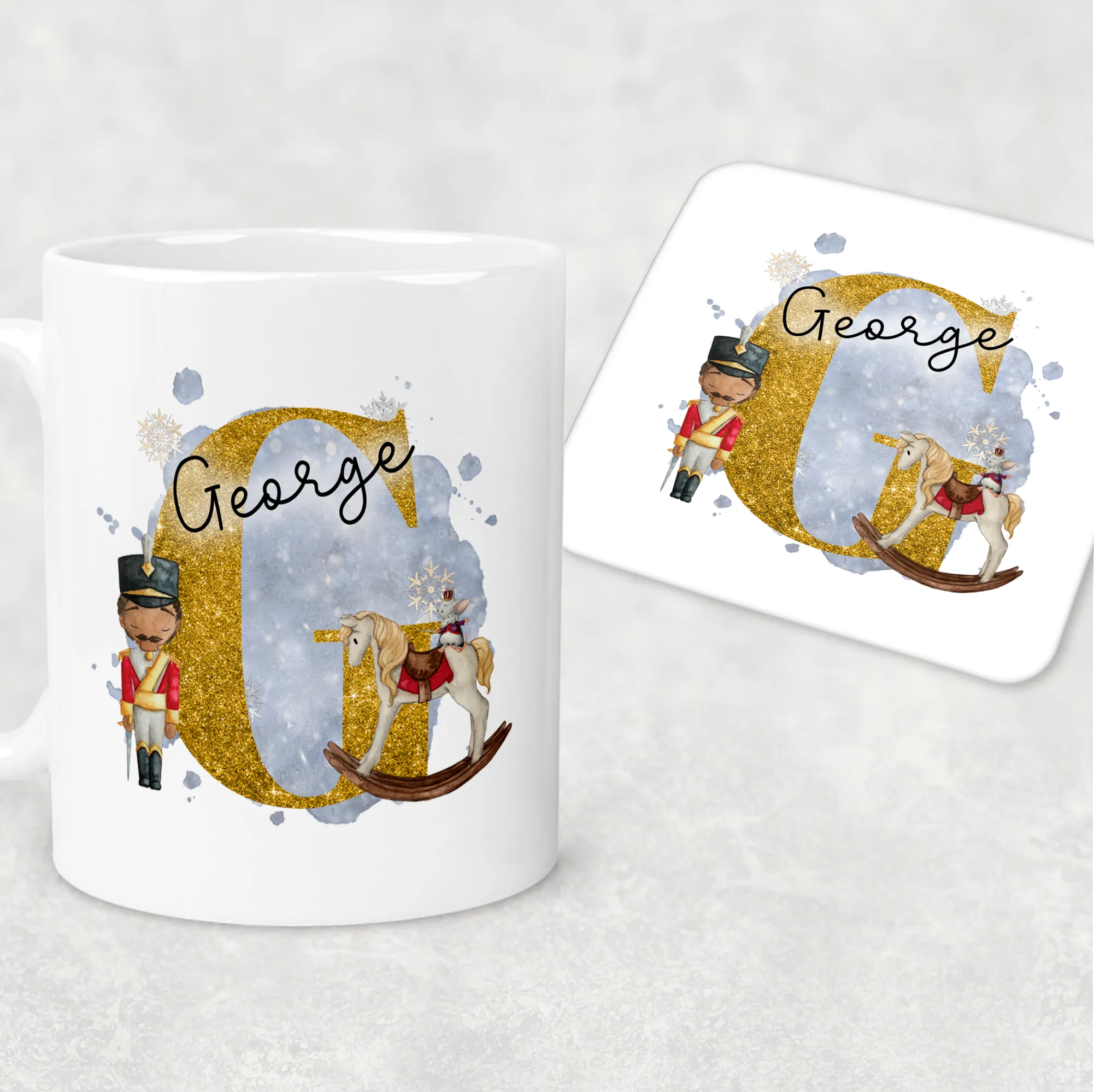 Nutcracker Personalised Christmas Eve Mug