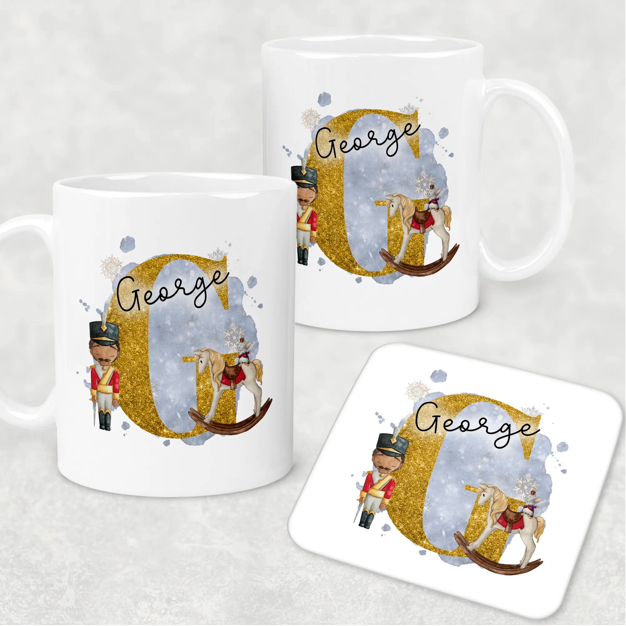 Nutcracker Personalised Christmas Eve Mug