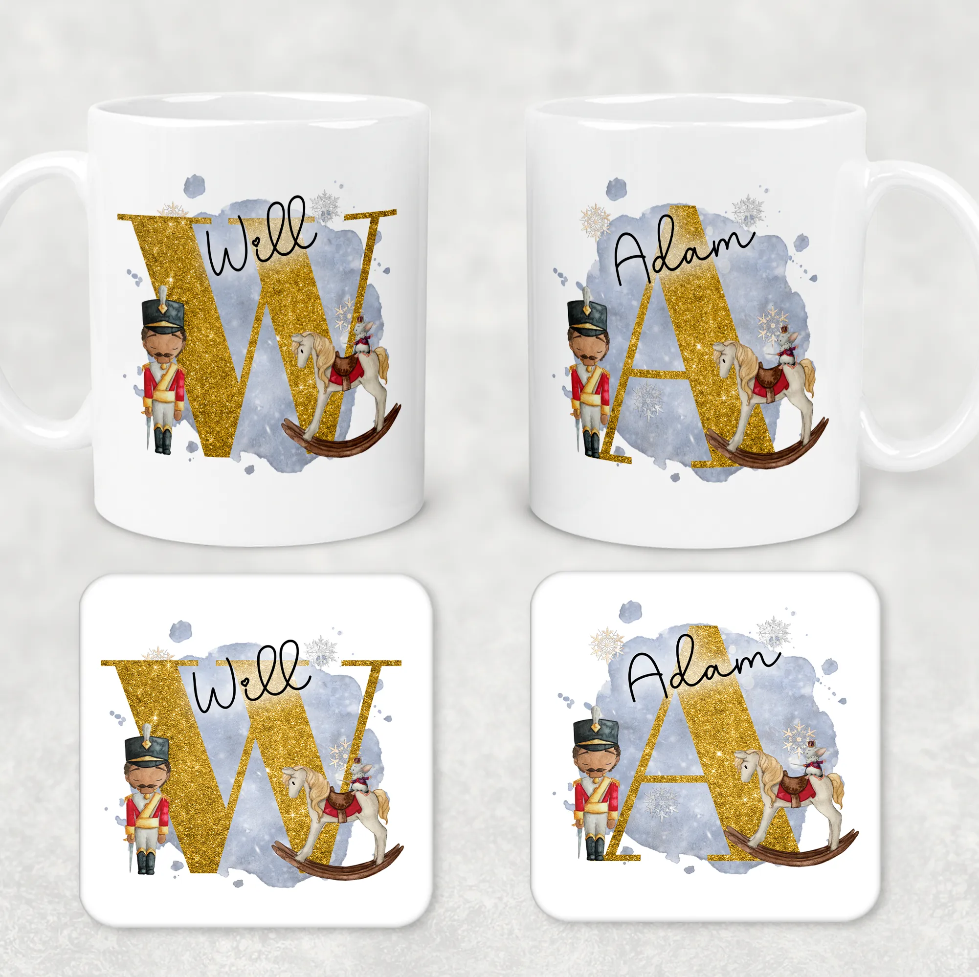 Nutcracker Personalised Christmas Eve Mug