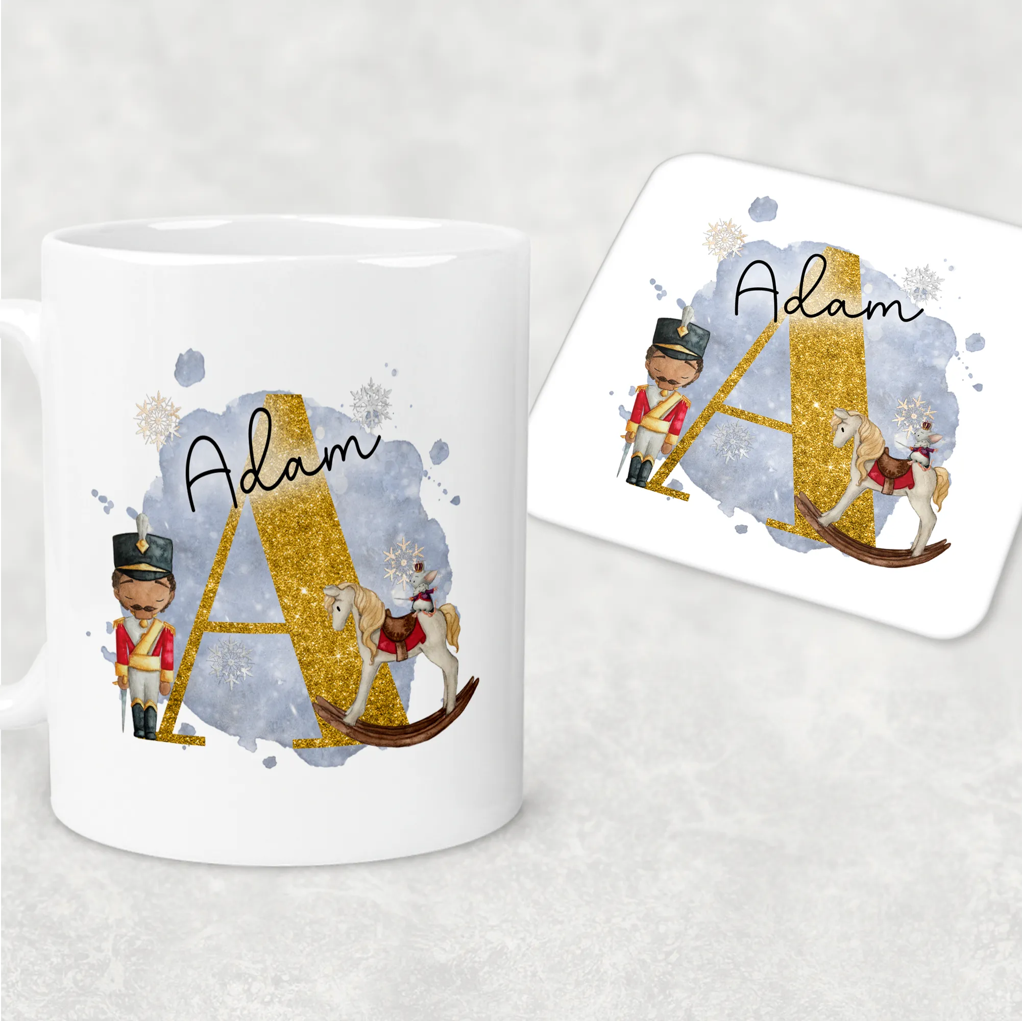 Nutcracker Personalised Christmas Eve Mug