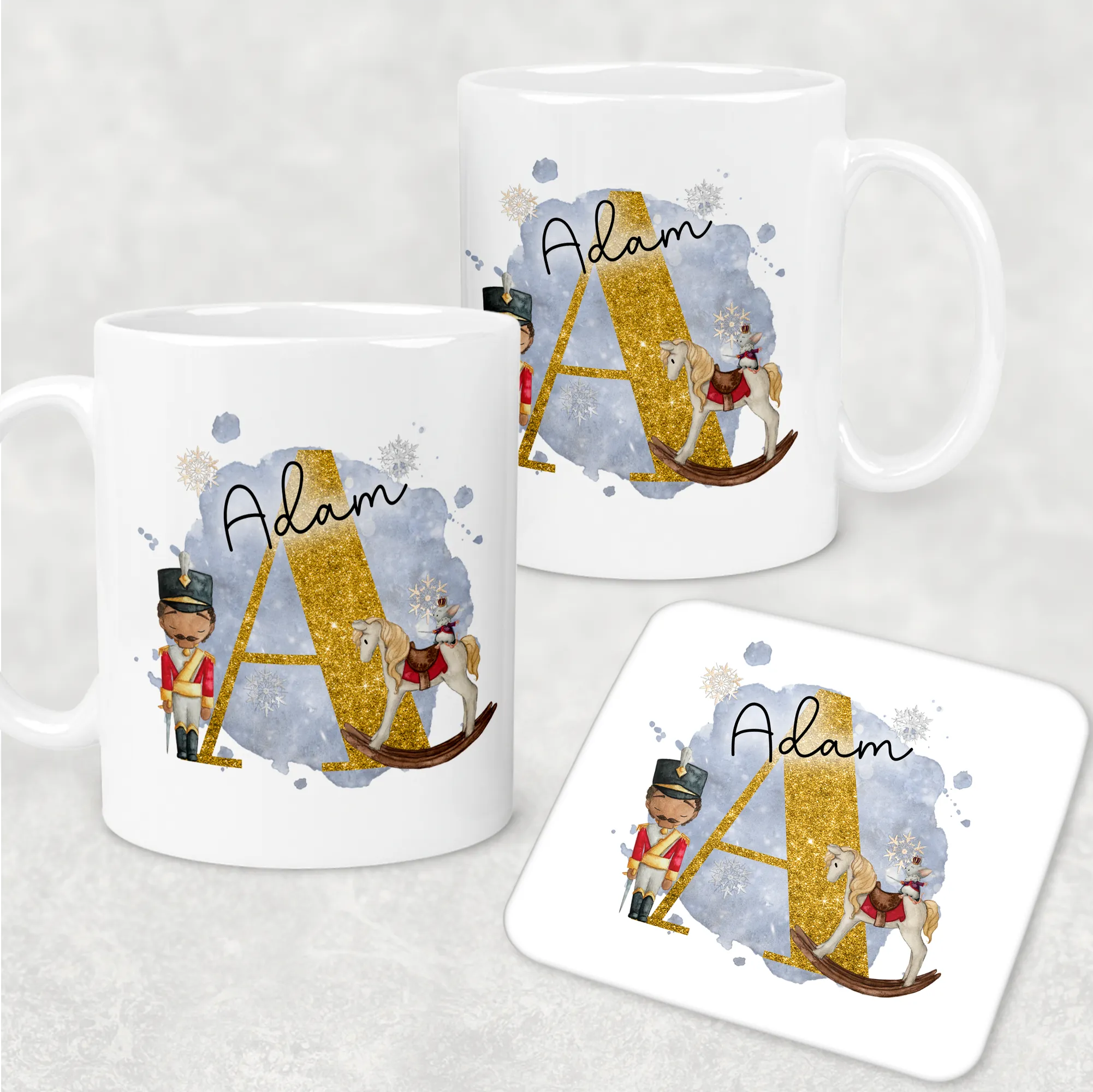 Nutcracker Personalised Christmas Eve Mug