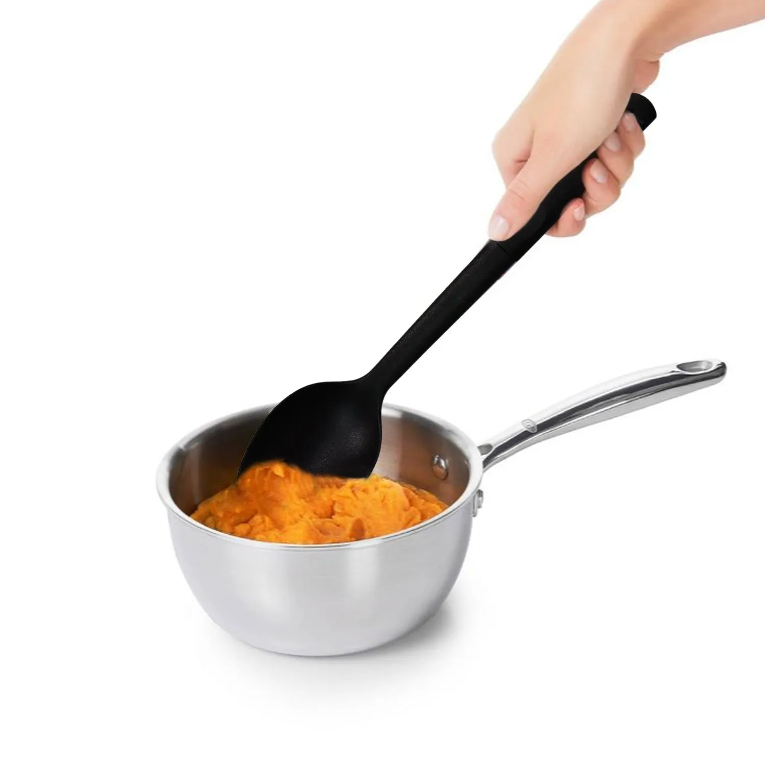 Nylon Basting Spoon Mix Color (31Cm)