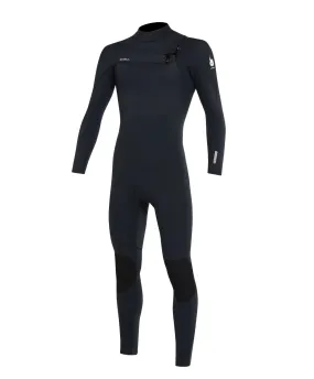 O'Neill - Hyperfreak Fire 3/2mm Steamer Chest Zip Wetsuit - Black