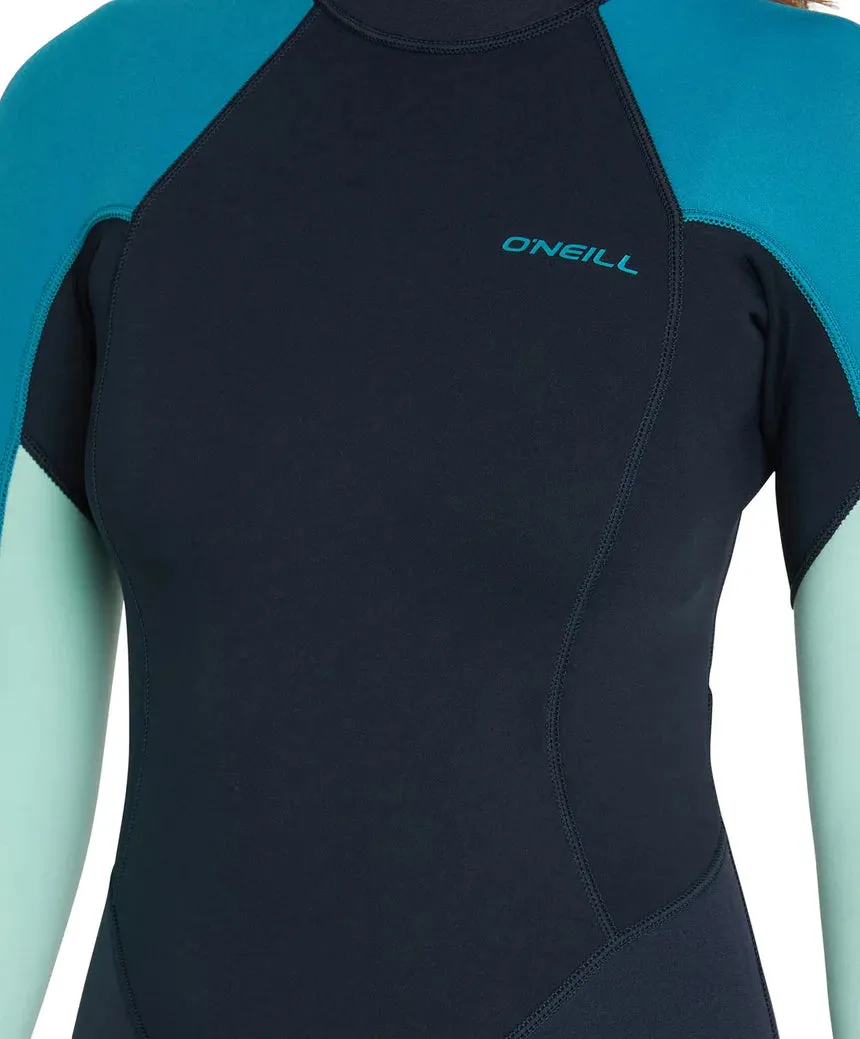 O'Neill Womens Reactor 2 Back Zip Full 3/2mm Steamer