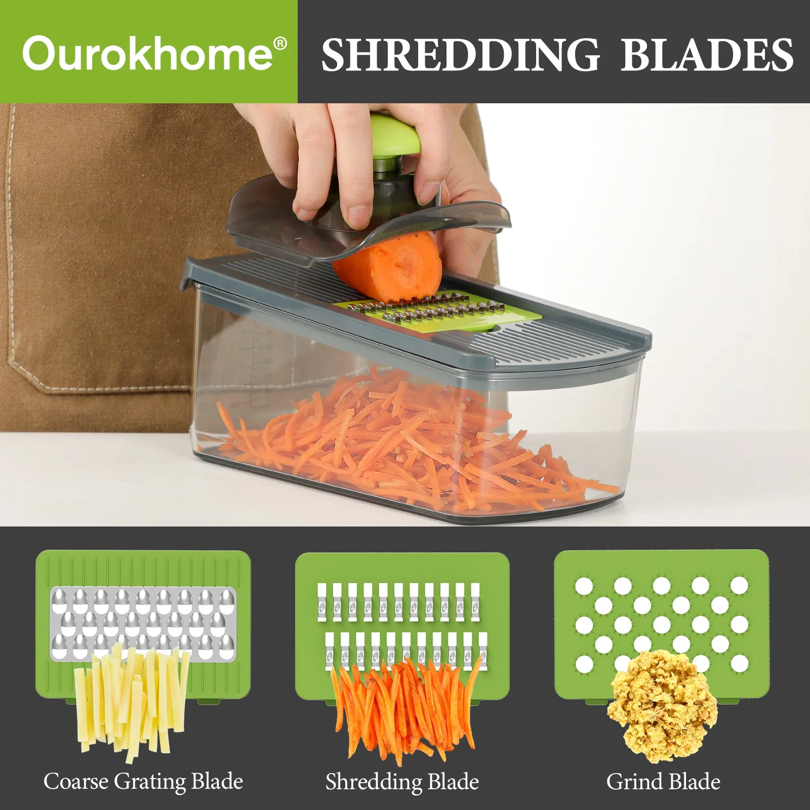 Ourokhome Mandolin Vegetable Slicer