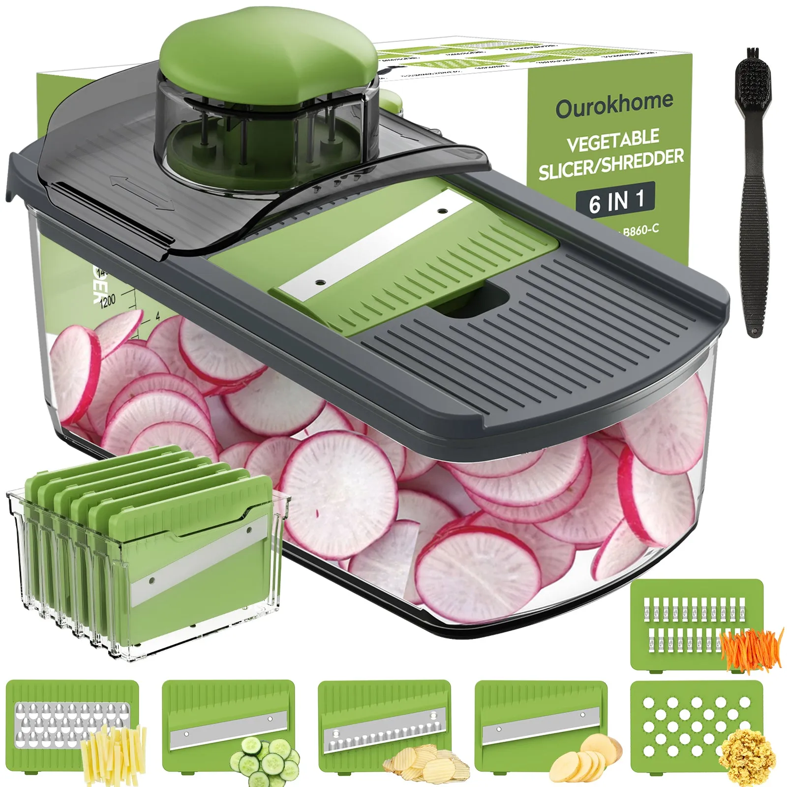 Ourokhome Mandolin Vegetable Slicer