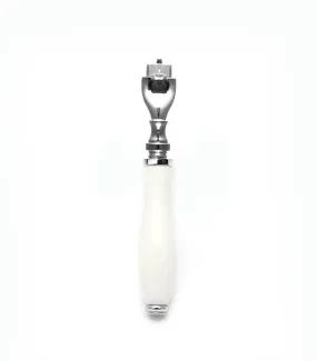 Parker - 111W-M3 Mach3 Compatible Razor, White Resin Handle