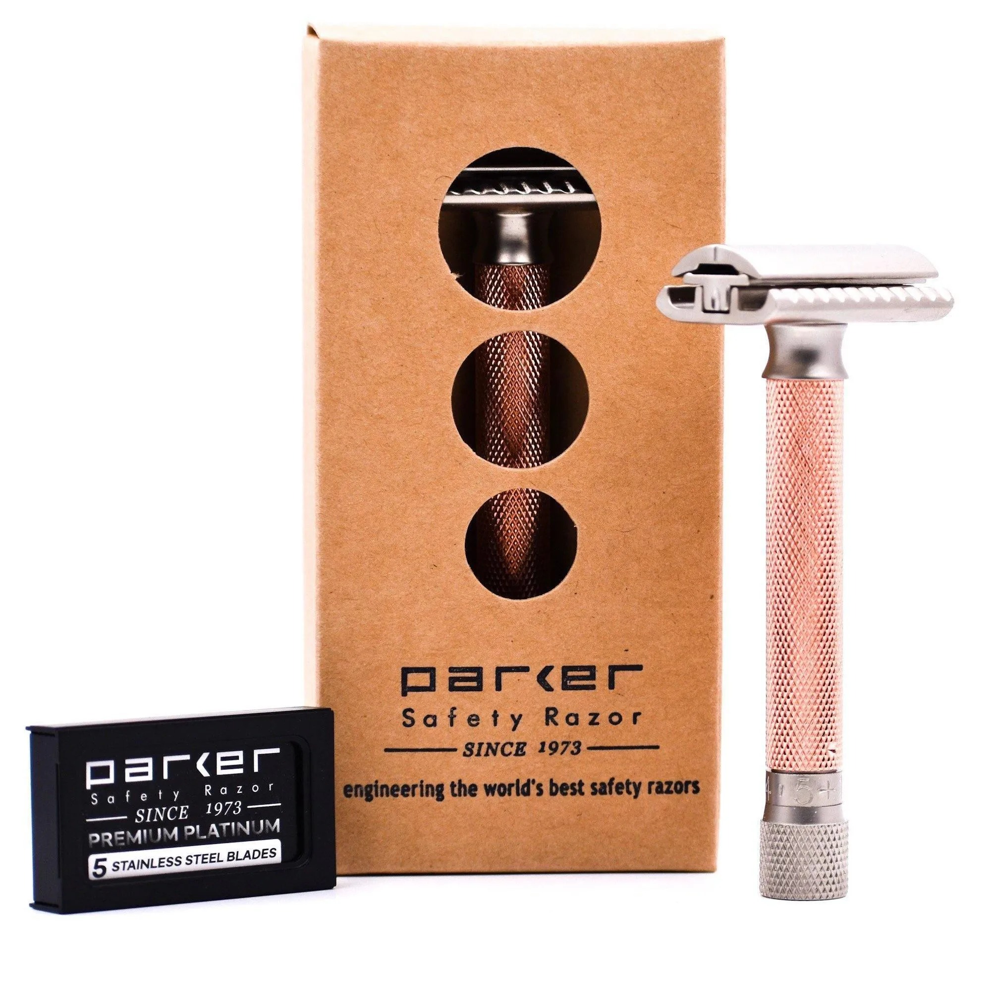 Parker - Variant Adjustable Safety Razor VARRG  – Rose Gold