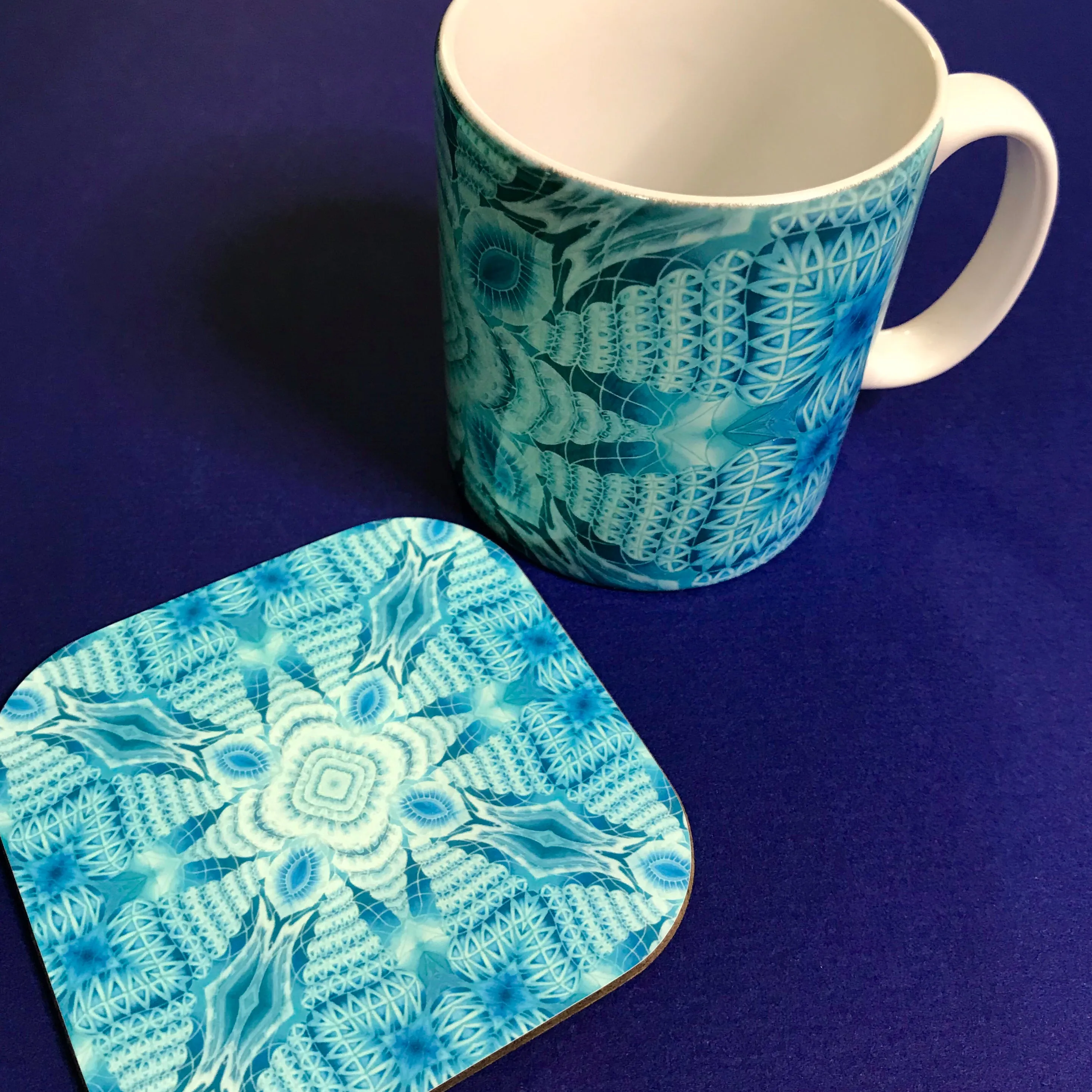 Persian Mug and Coaster Box Set or Mug only - Colourful Mug Set - Persian Mug Gift