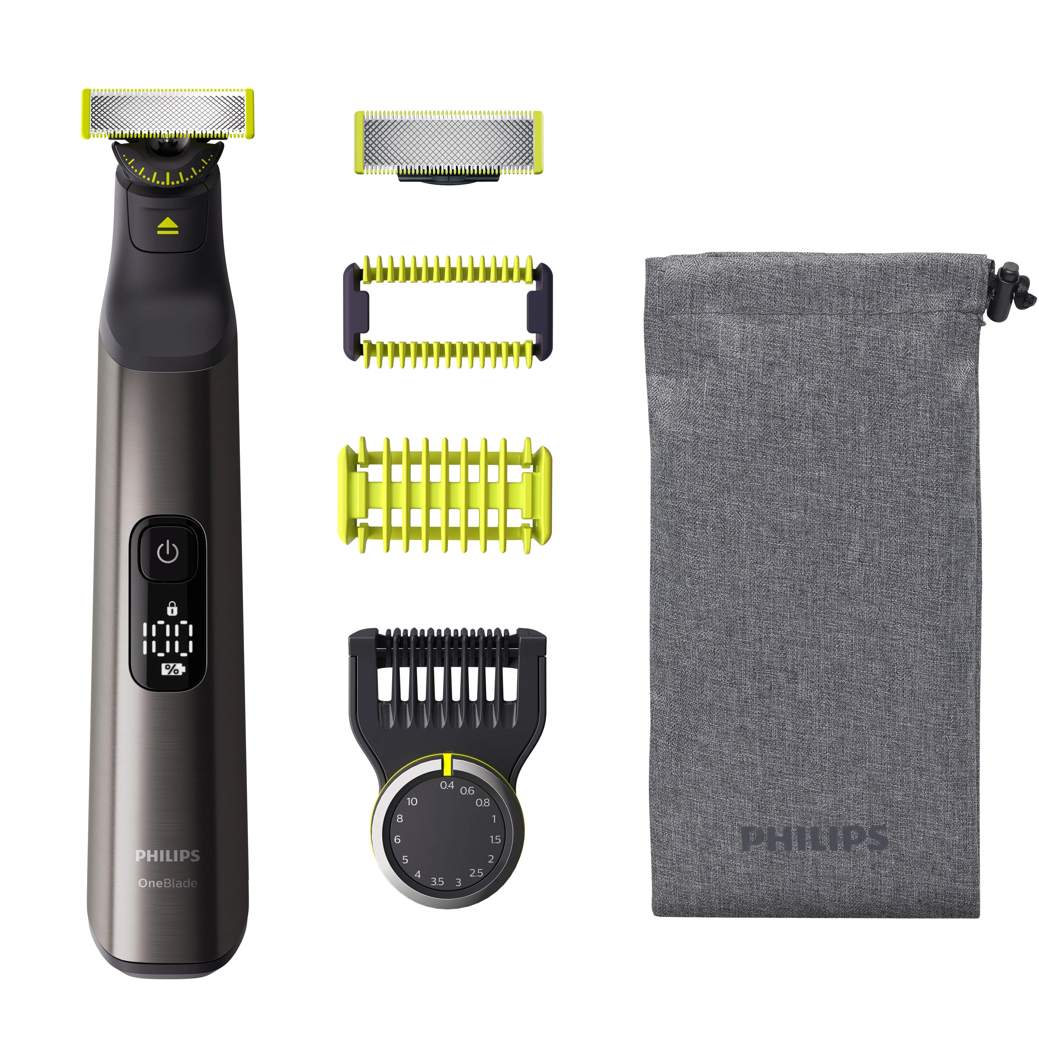 Philips Oneblade Pro Foil Shaver Trimmer Chrome