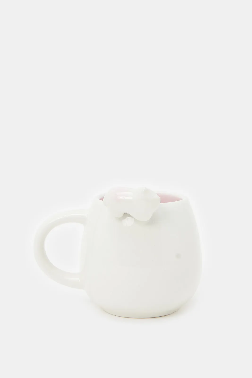 Pink Cat Print Mug