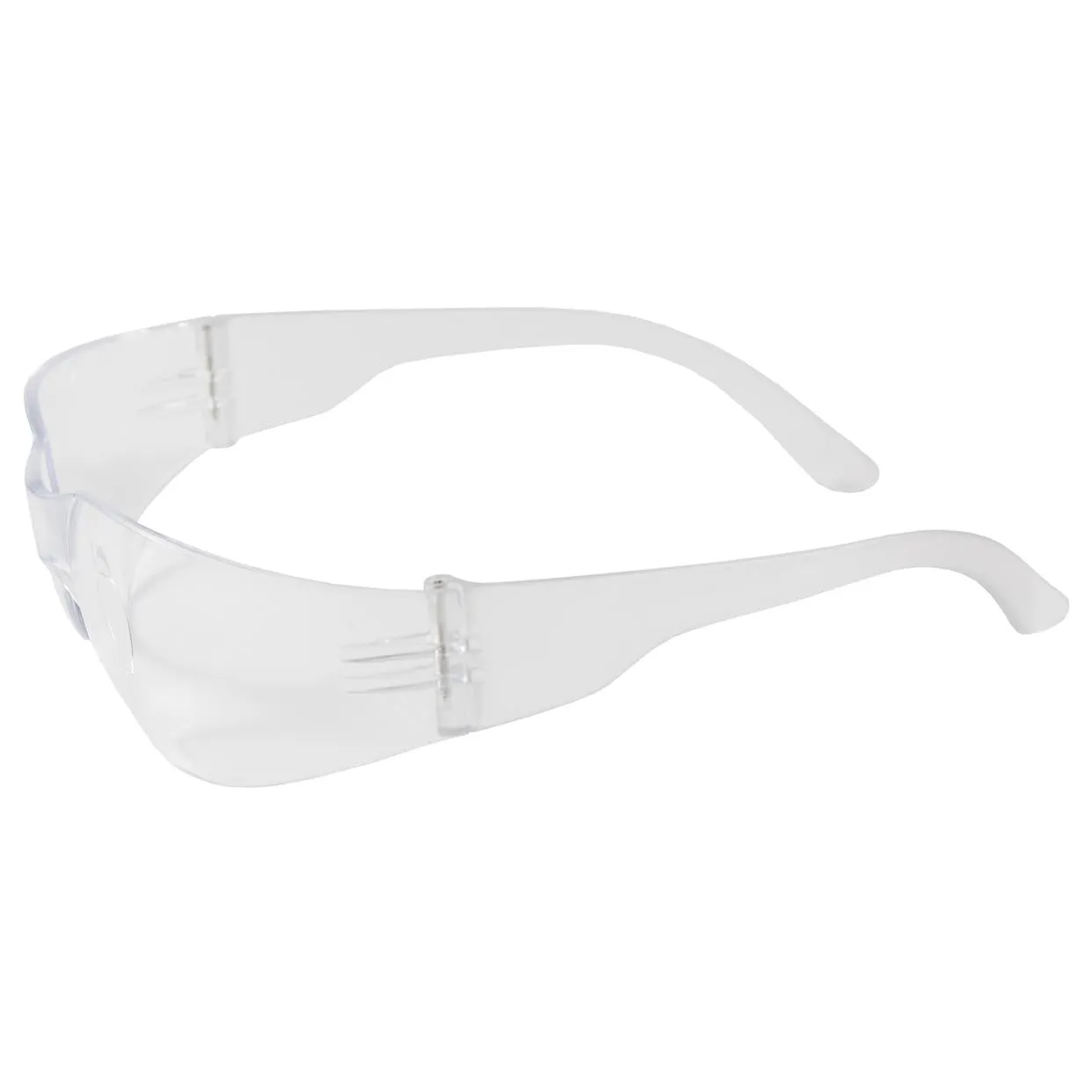 PIP Zenon Z12 - Bouton Optical Rimless Anti-Scratch and Anti-Fog Safety Glasses - 12 Pack