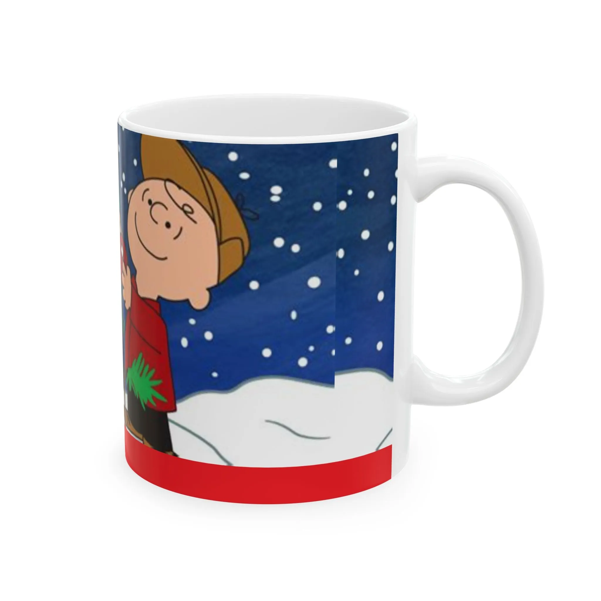 Princess Grace Whimsical Charlie Brown Christmas Ceramic Mug - 11oz/15oz