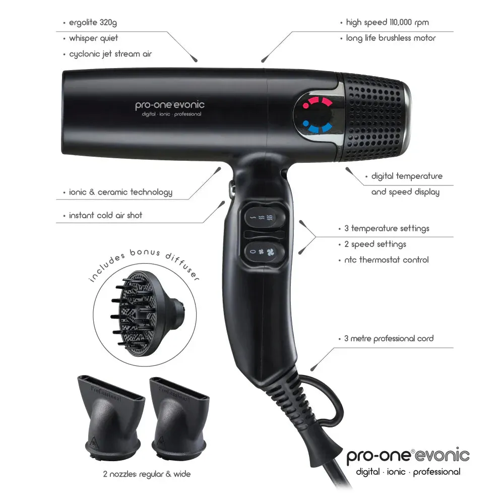 PRO-ONE EVONIC Hair Dryer