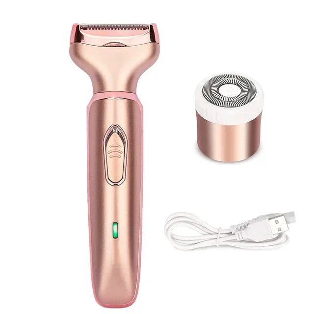 Professional Women’s 2-in-1 Epilator Electric Razor for Painless Hair Removal