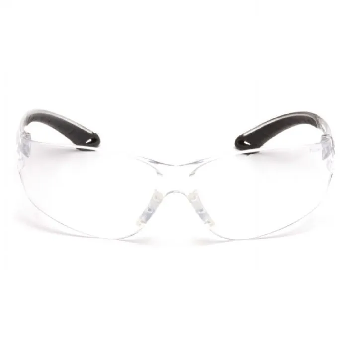 Pyramex ITEK S5810S Safety Glasses, Clear Lens and Temples, One Size, 1 Each