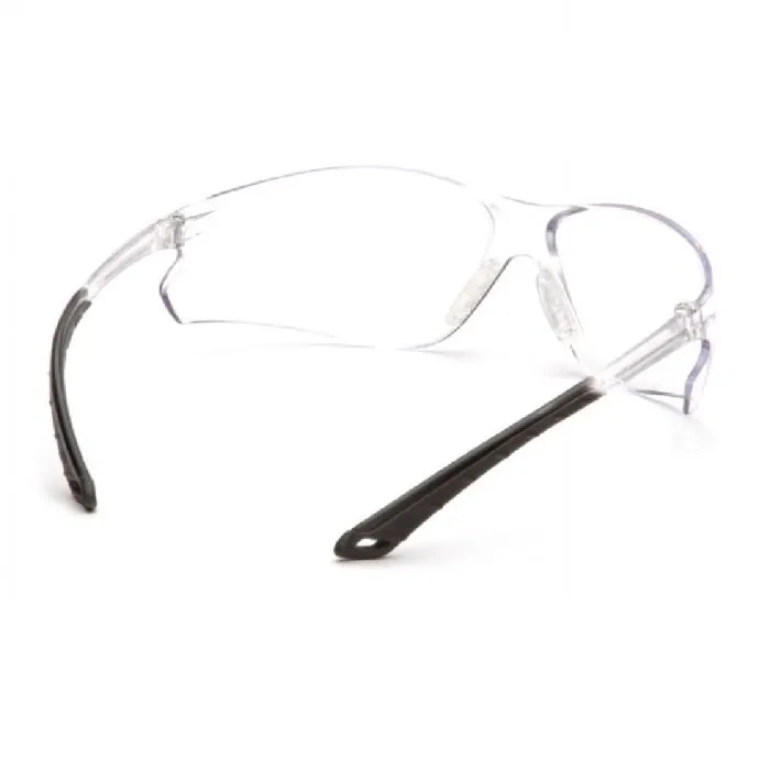 Pyramex ITEK S5810S Safety Glasses, Clear Lens and Temples, One Size, 1 Each