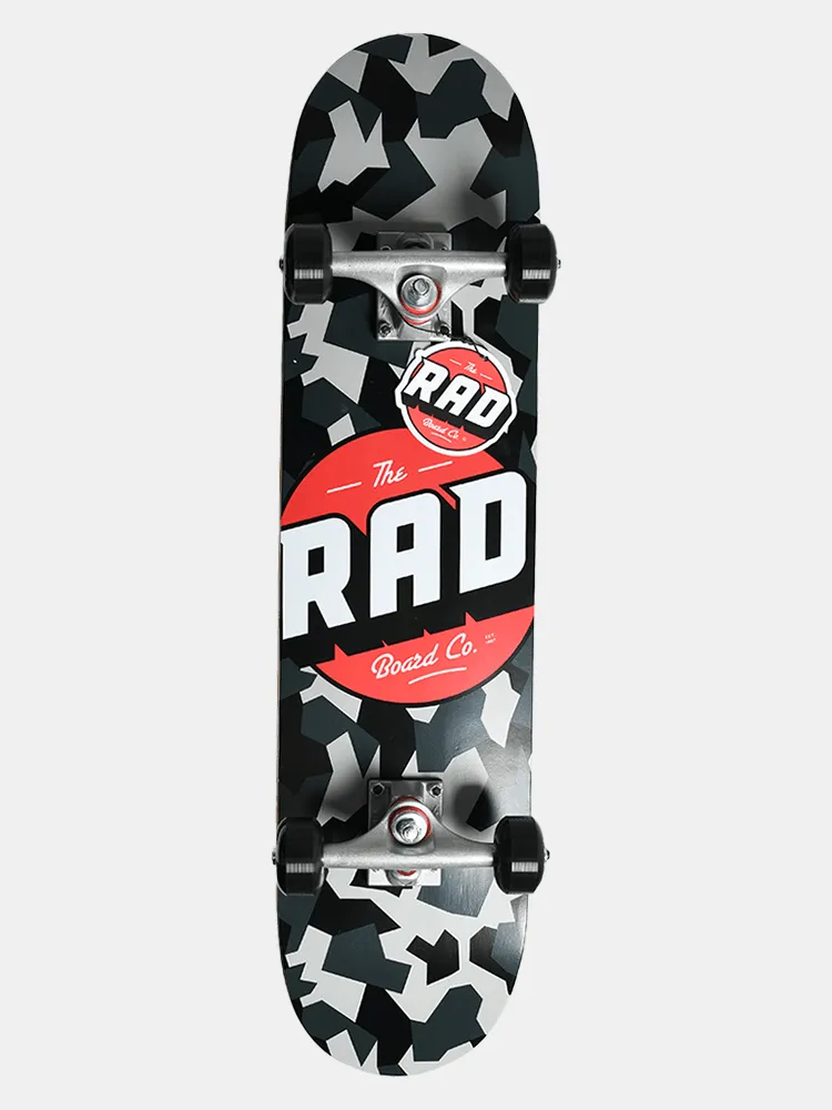 Rad Dude Crew Camo Snow Complete Skateboard