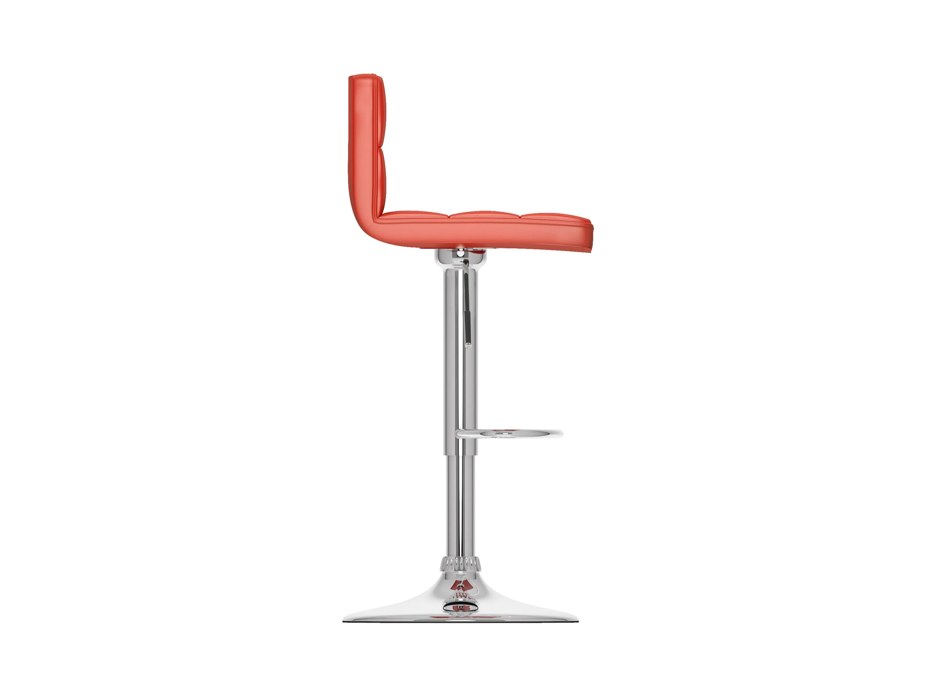 Red Swivel Bar Stools, Set of 2