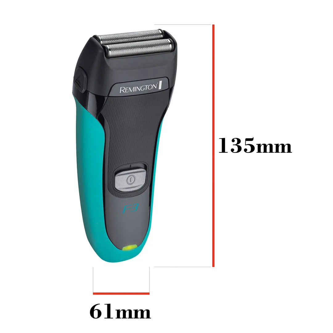 Remington F3 Style Mens Electric Cordless Washable Foil Shaver F3000 Shaving