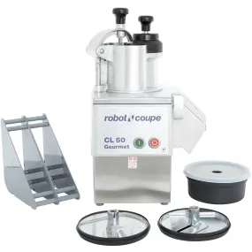 Robot Coupe CL50 Gourmet Vegetable Preparation Machine With 2 Discs - 1.5 Hp / 120V