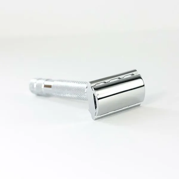 Rockwell Razors 2C Razor - White Chrome- De Safety Razor