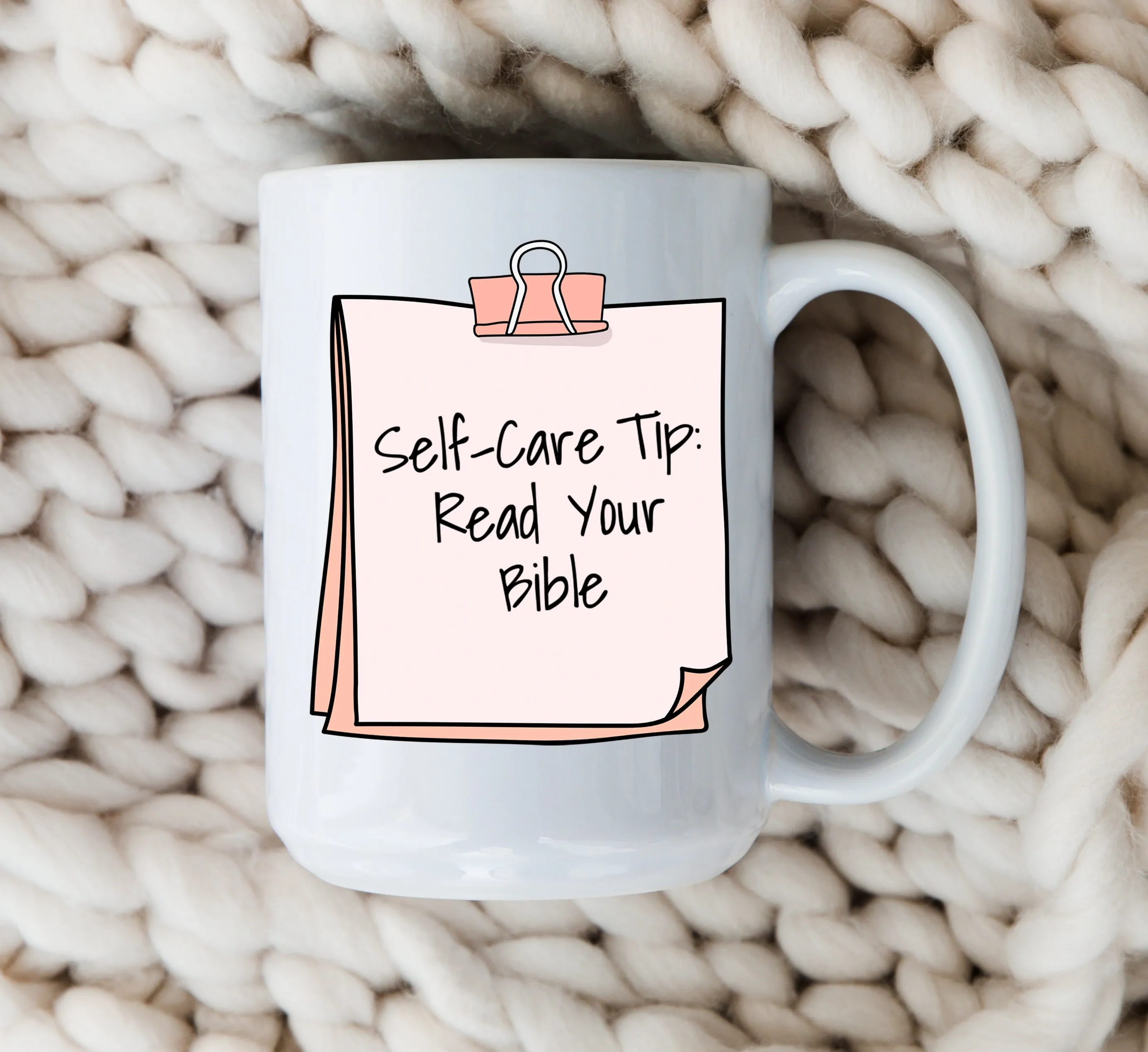 Self Care Mug Faith Christian Mental Health Jesus Coffee Cup