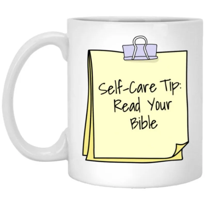 Self Care Mug Faith Christian Mental Health Jesus Coffee Cup