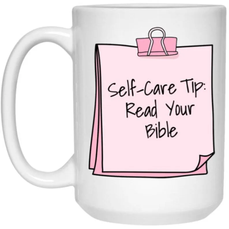 Self Care Mug Faith Christian Mental Health Jesus Coffee Cup