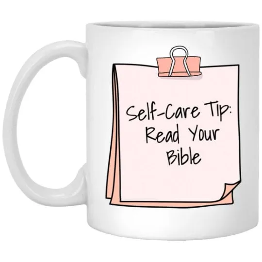 Self Care Mug Faith Christian Mental Health Jesus Coffee Cup