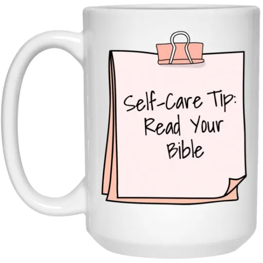 Self Care Mug Faith Christian Mental Health Jesus Coffee Cup