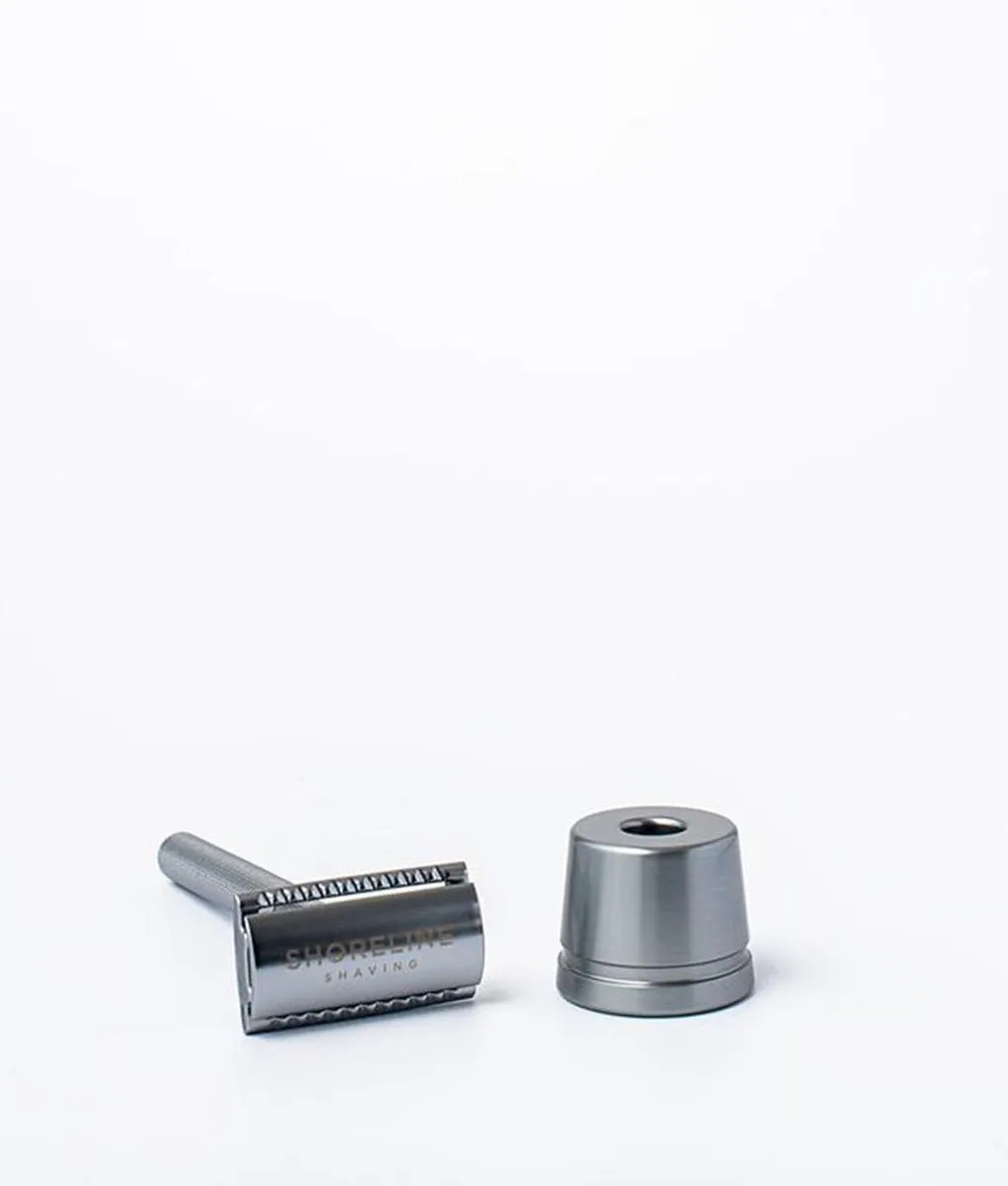 Shoreline Shaving Metal Razor Stand