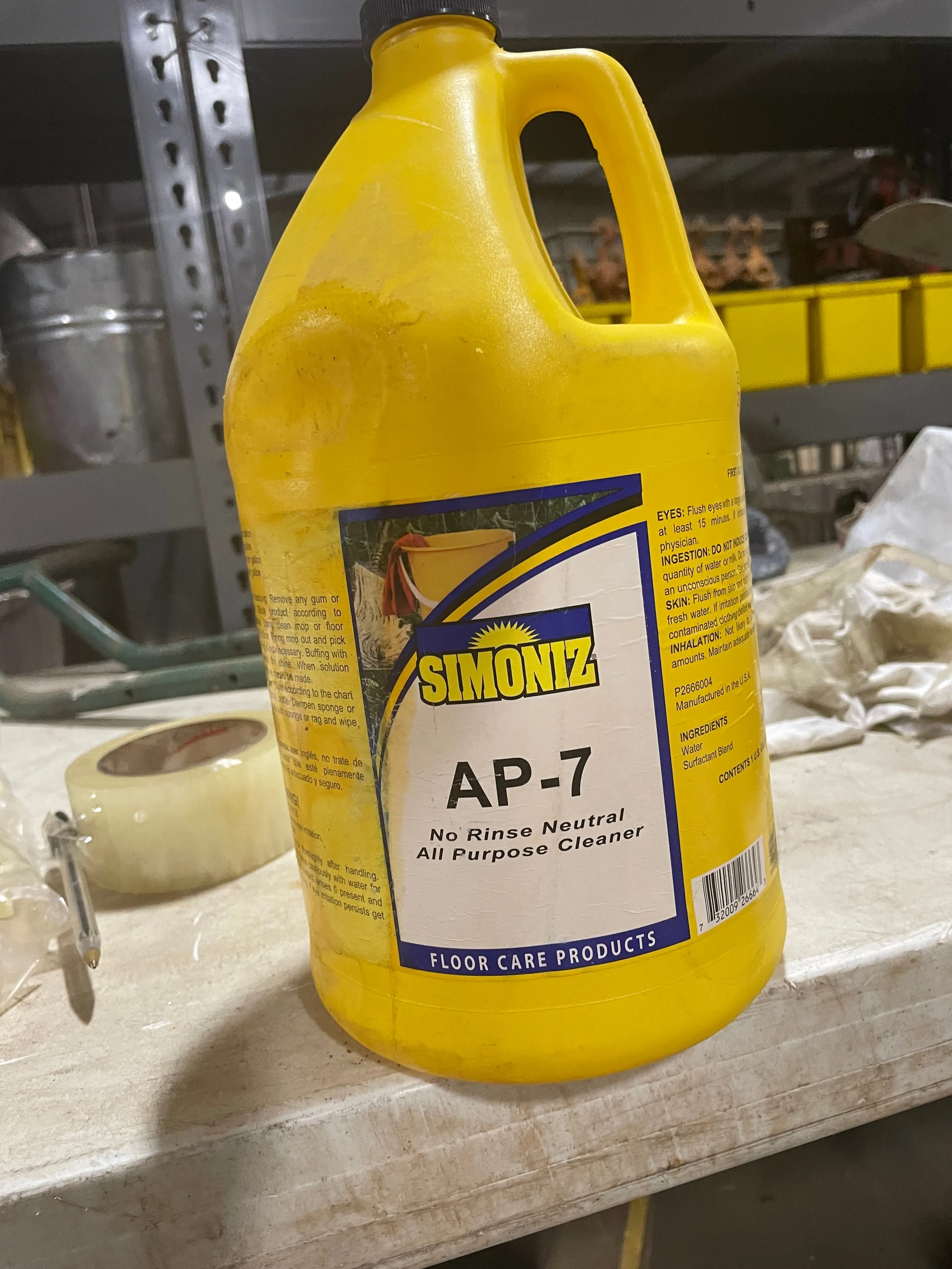 Simoniz Ap-7 Neutral Floor Cleaner - New Surplus