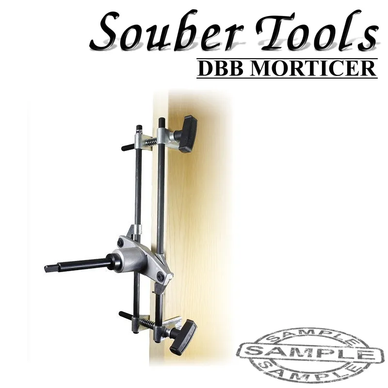 SOUBER TOOLS LOCK MORTICER WITH 18MM & 22MM CUTTERS IN PLASTIC CASE SCREW TYPE ST JIG 1C