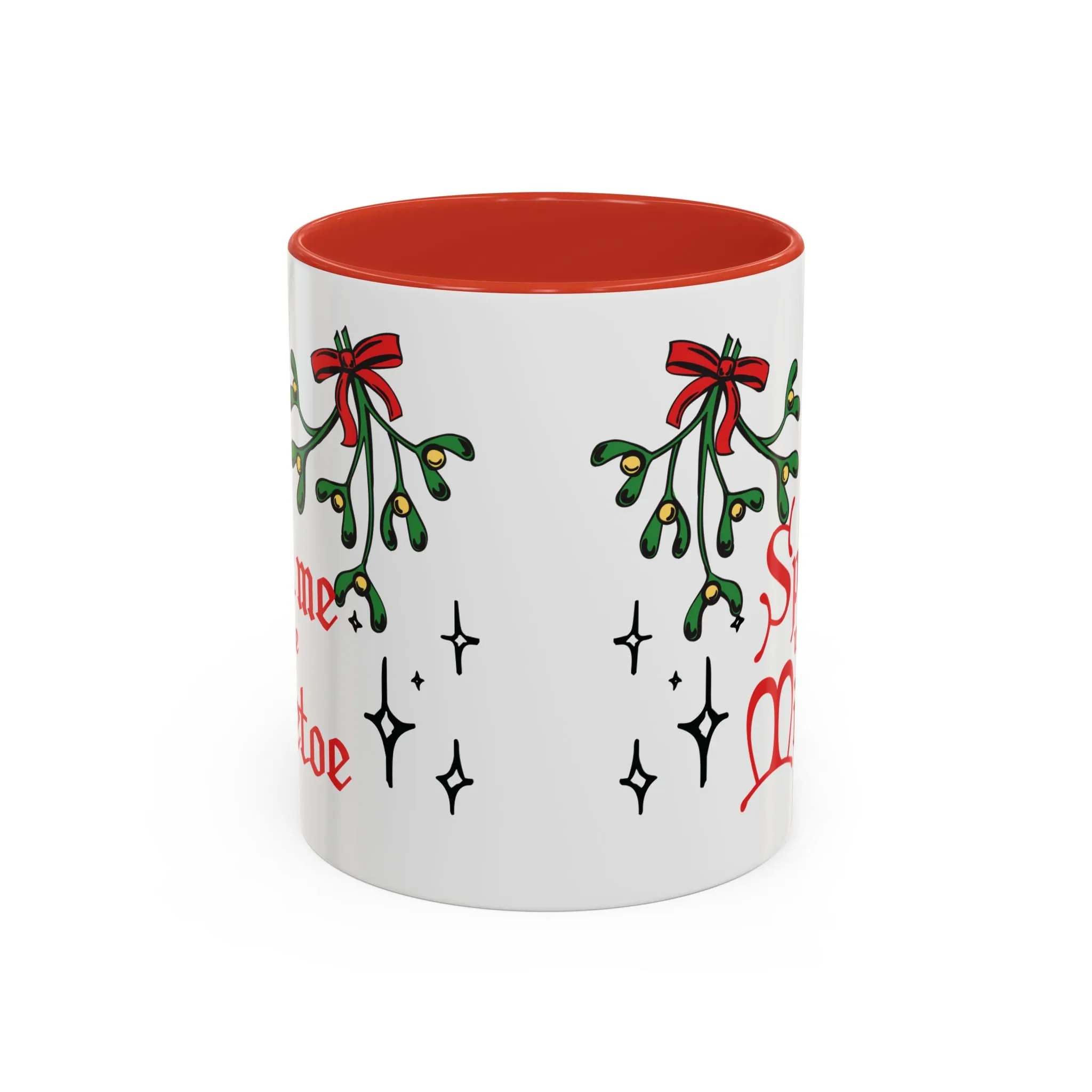 Spank Me Under the Mistletoe - Retro Christmas Mug