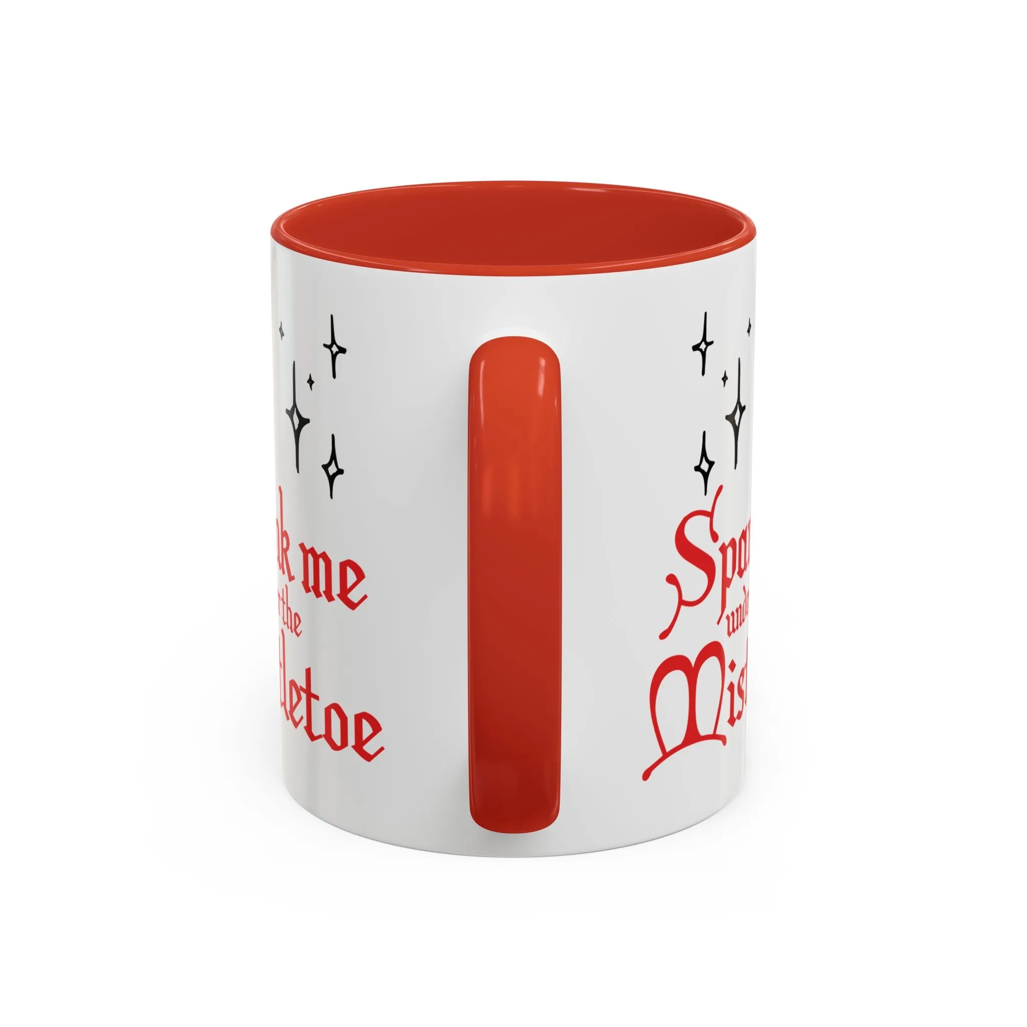 Spank Me Under the Mistletoe - Retro Christmas Mug