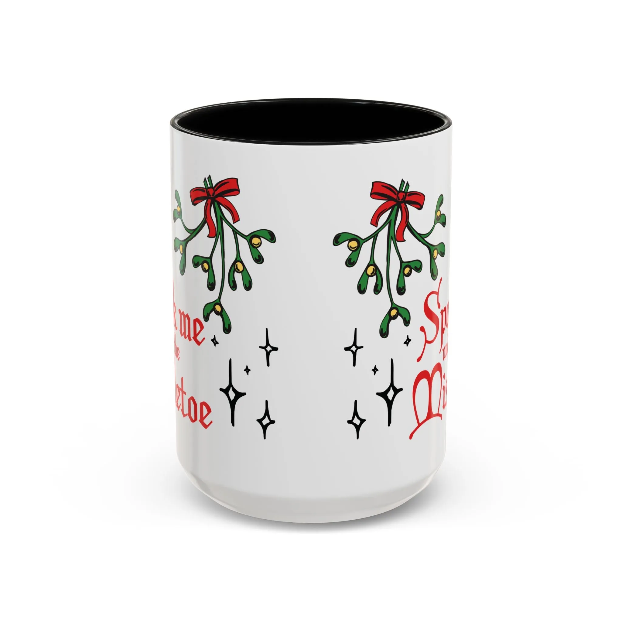 Spank Me Under the Mistletoe - Retro Christmas Mug