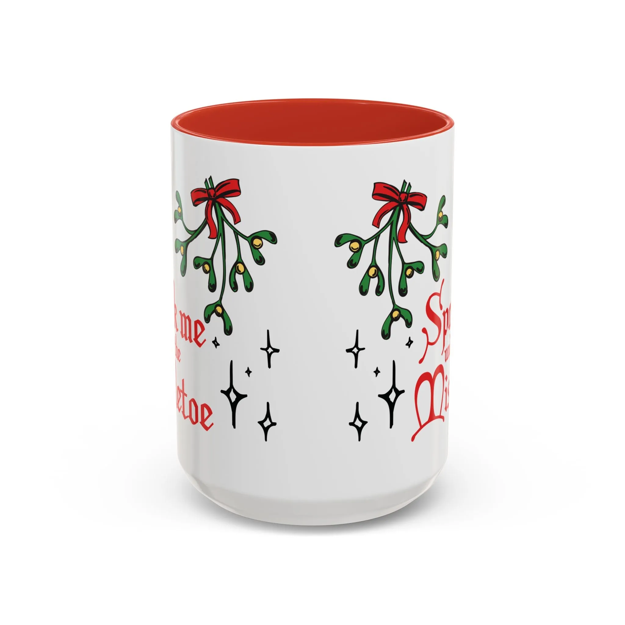 Spank Me Under the Mistletoe - Retro Christmas Mug