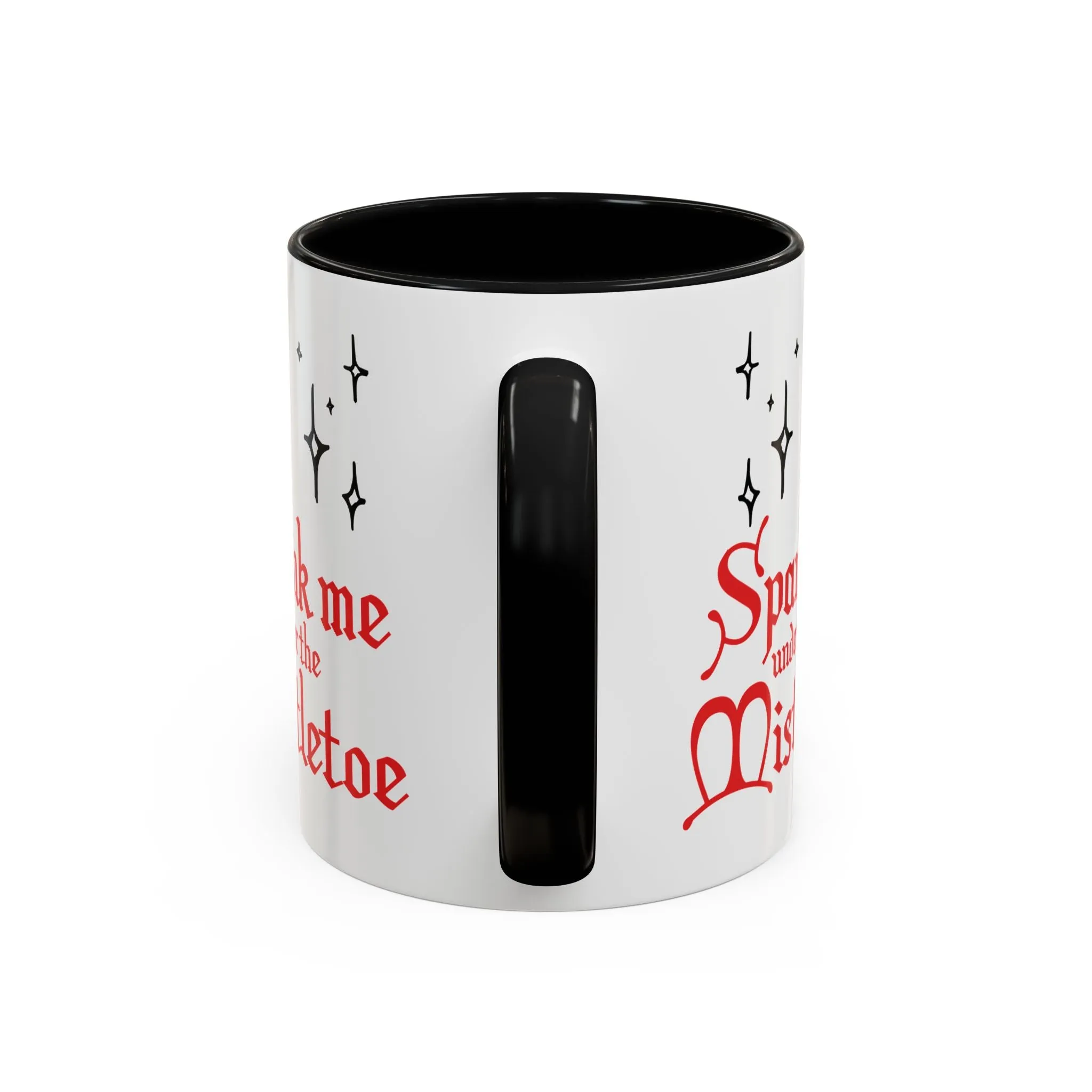 Spank Me Under the Mistletoe - Retro Christmas Mug