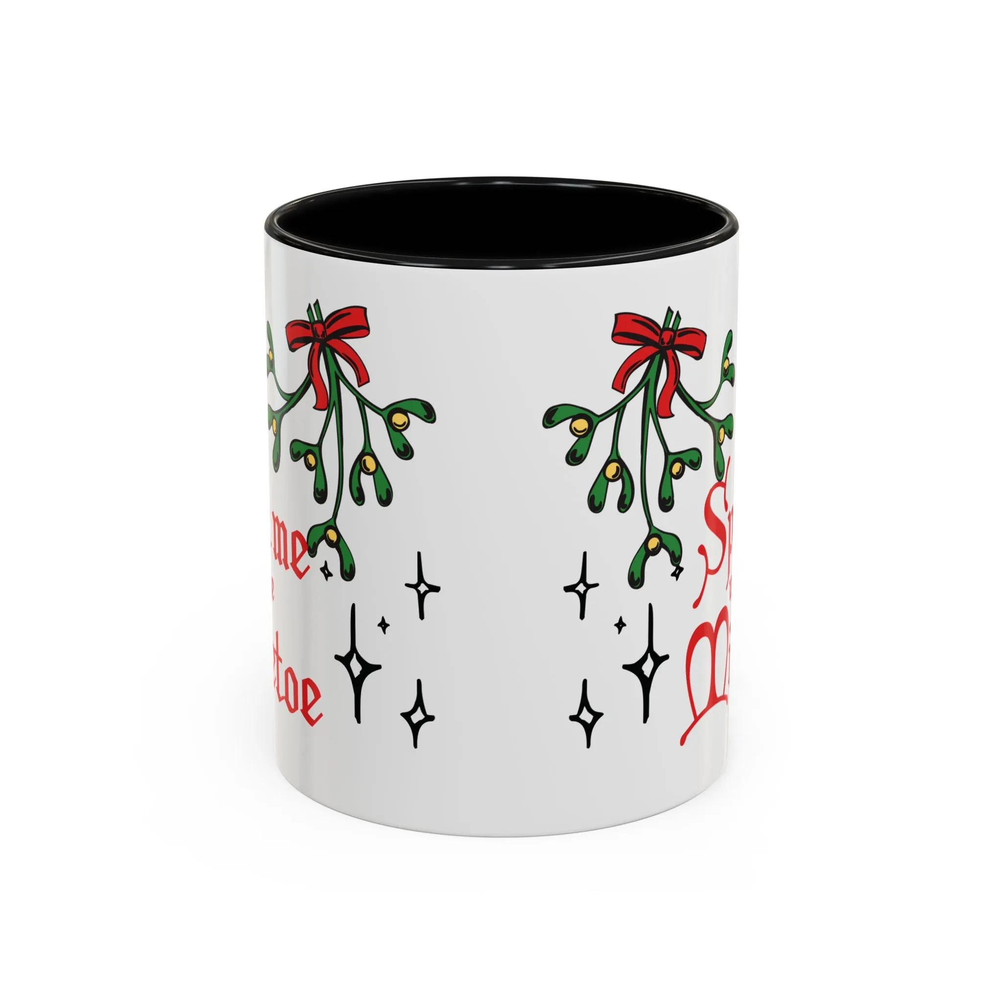 Spank Me Under the Mistletoe - Retro Christmas Mug