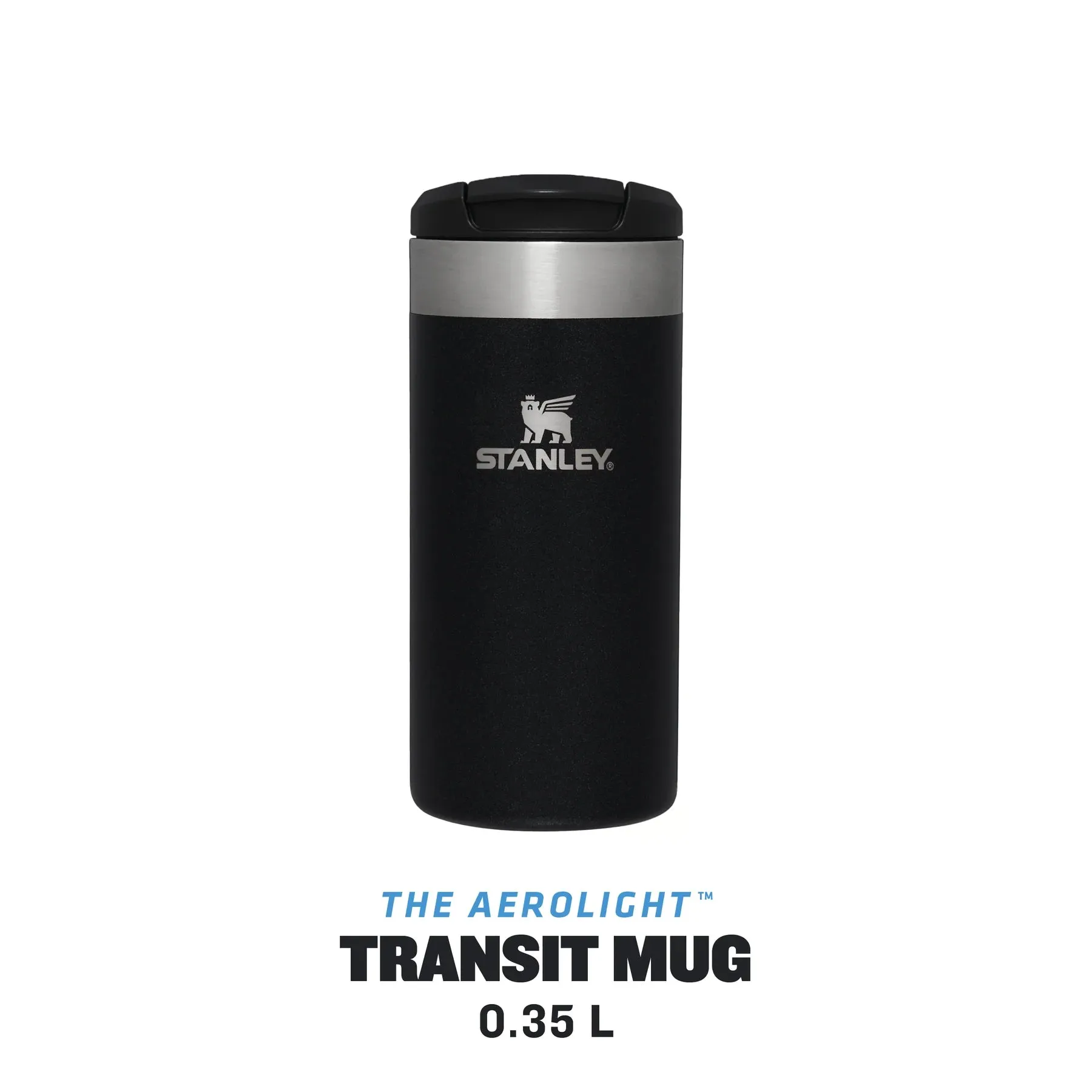 Stanley Aerolight™ Transit Mug | 0.35L Black Metalic