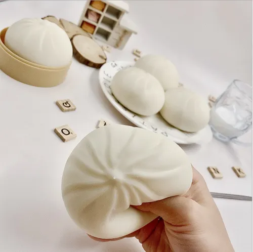 Steamed Bun Squishy Toy